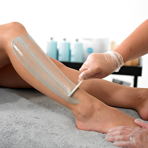 waxing leg